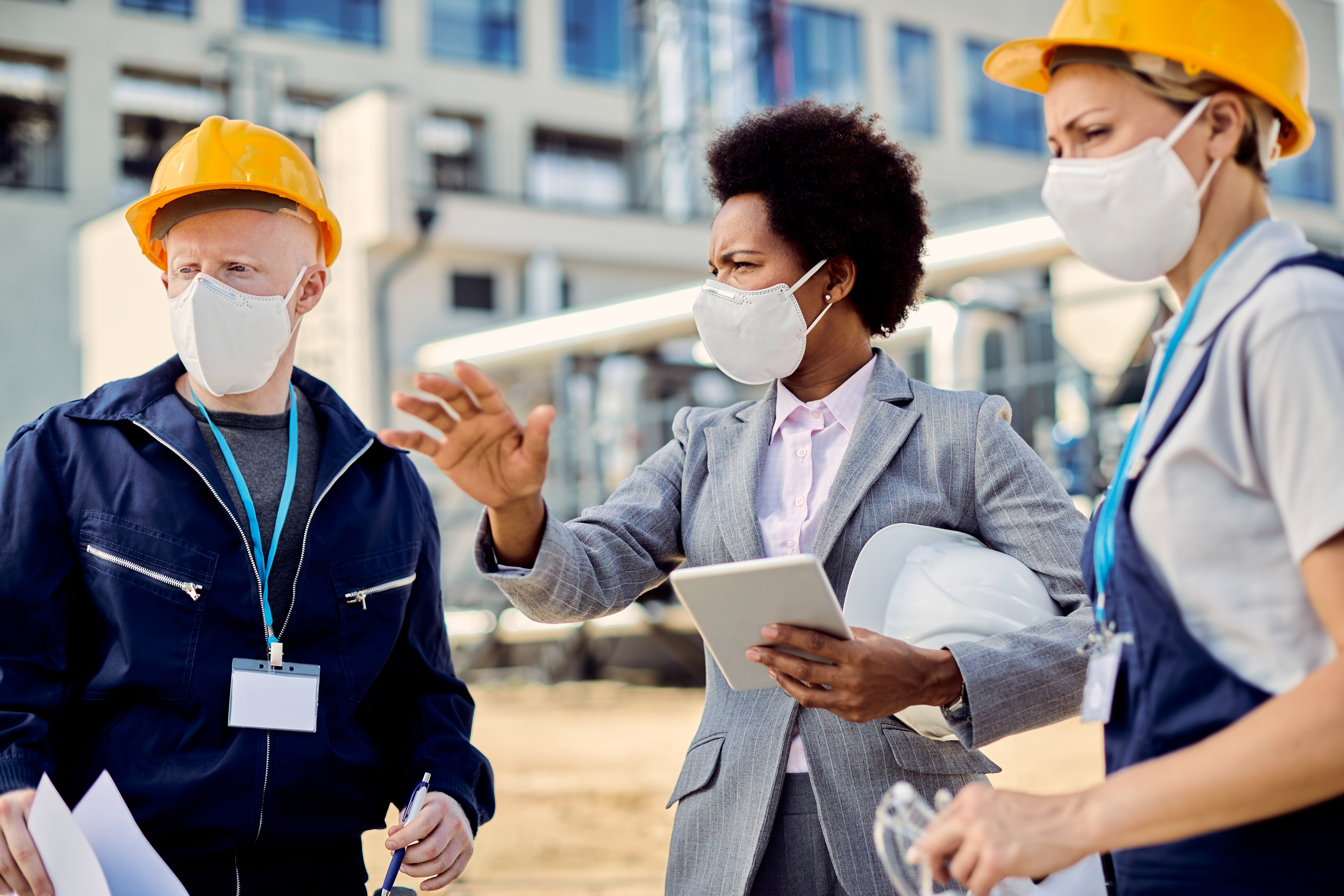 Industrial machinery and site support