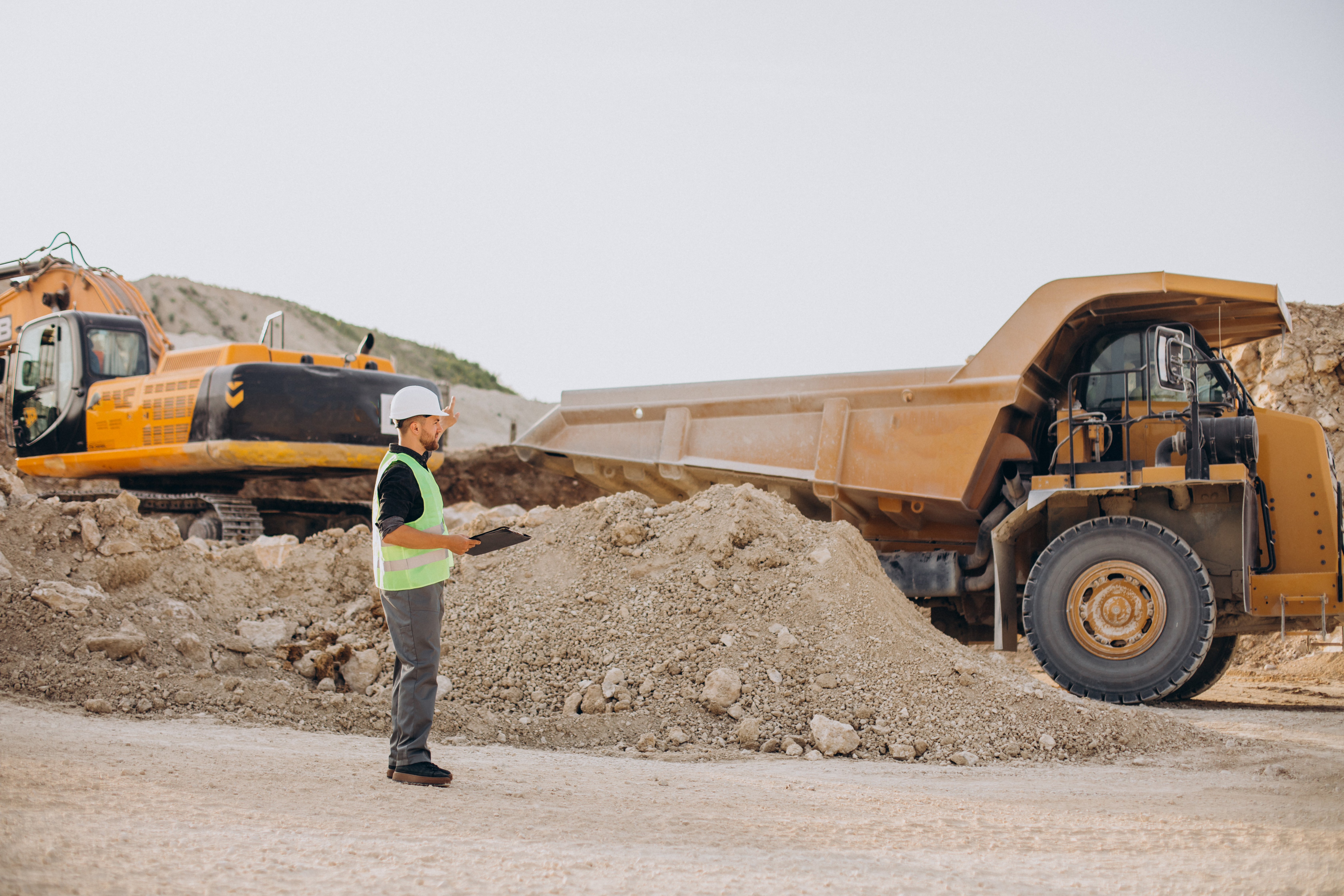 Construction and equipment work area